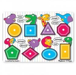 Puzzle lemn 'Forme geometrice'